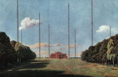 historische Antennenanlage von Nauen